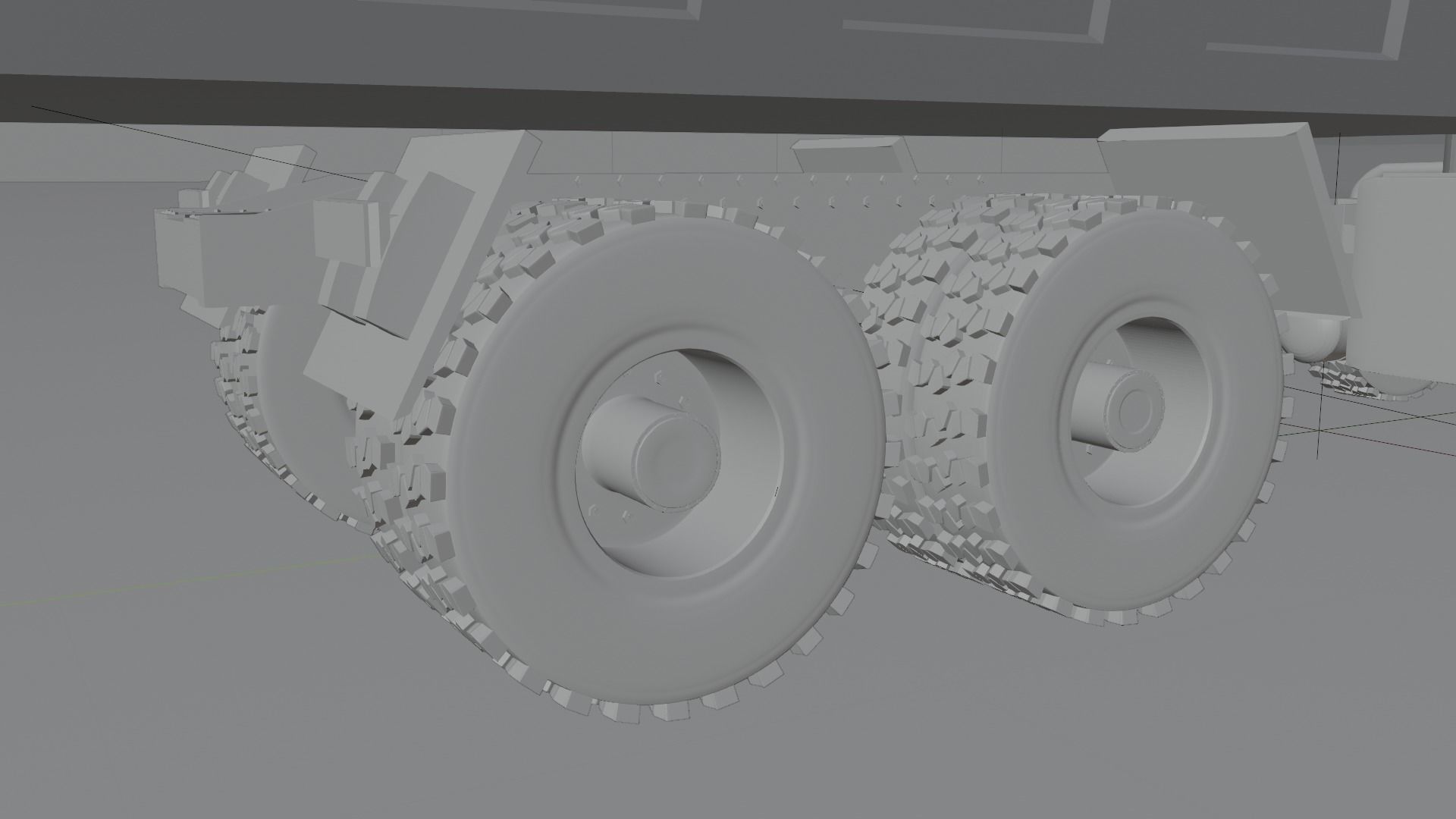 Shacman dump truck 3D model_10