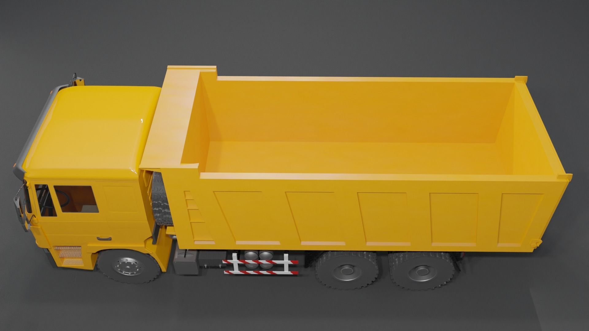 Shacman dump truck 3D model_14