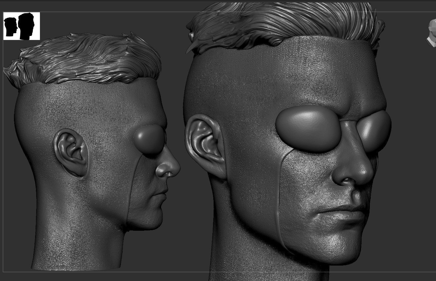 Invincible Head  3D print model_7