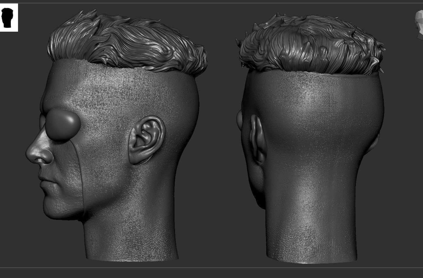 Invincible Head  3D print model_6