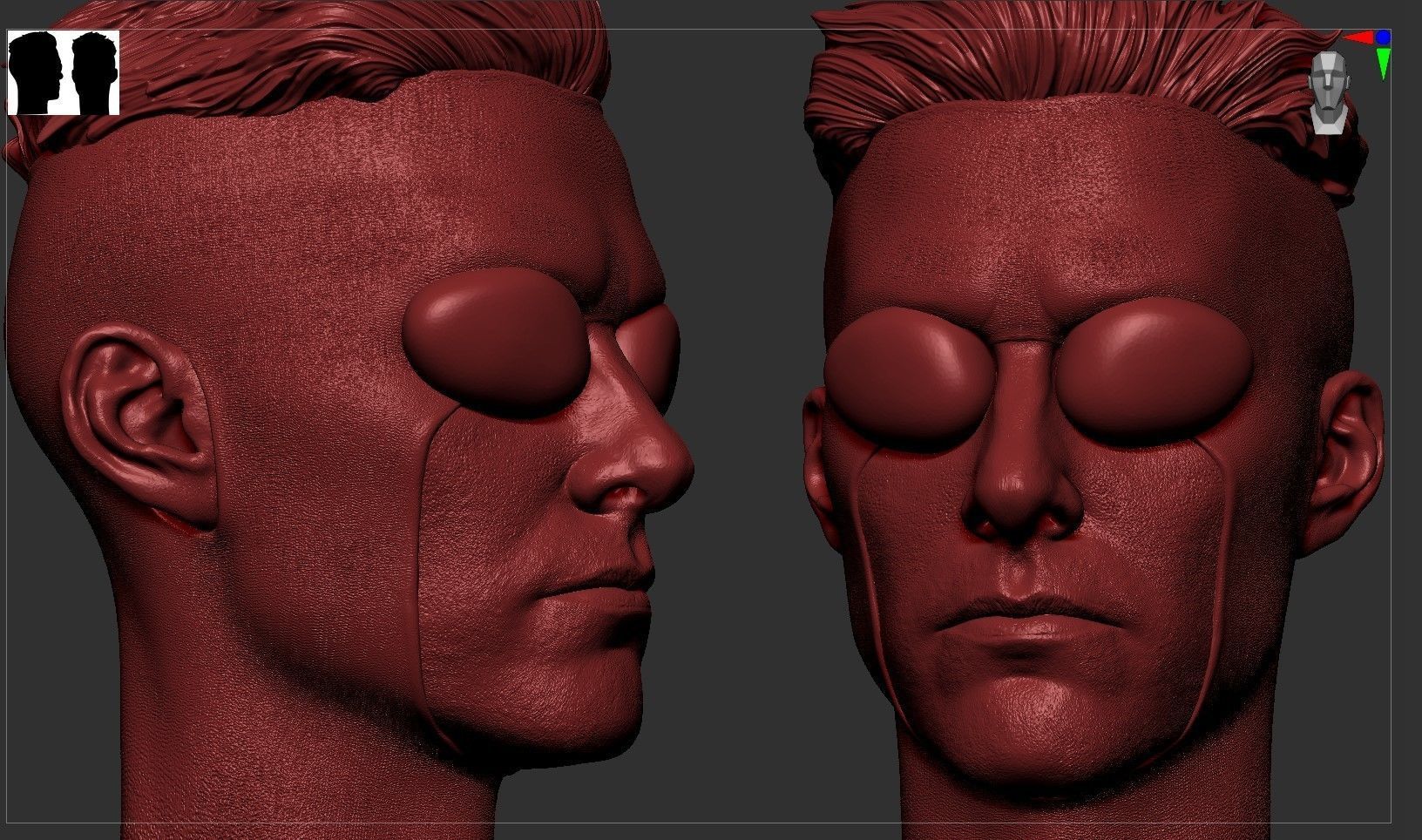 Invincible Head  3D print model_8