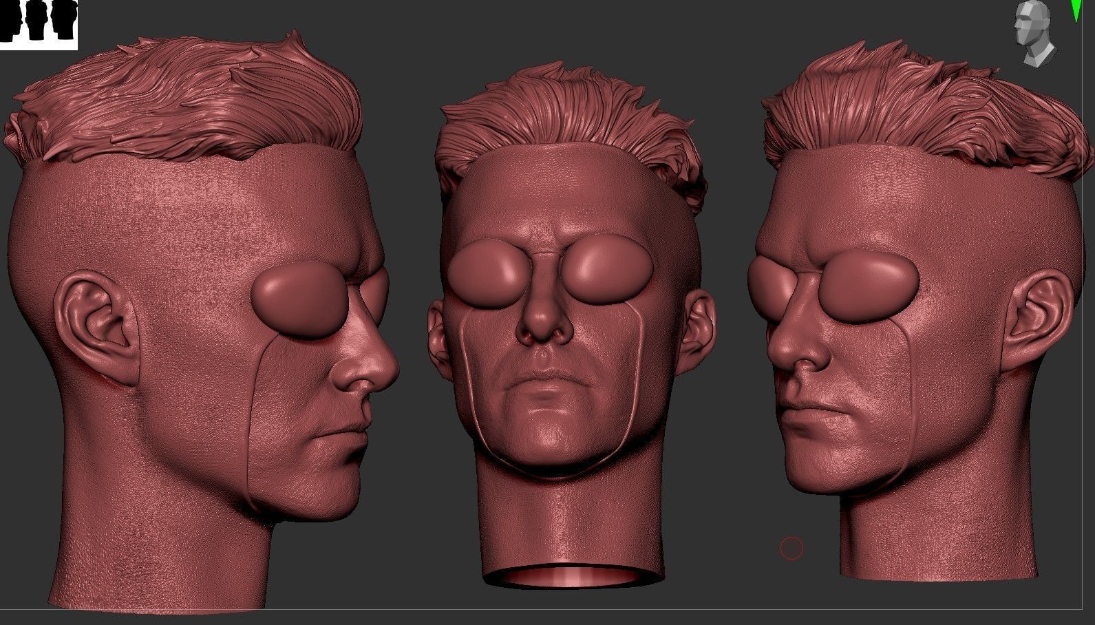 Invincible Head  3D print model_3
