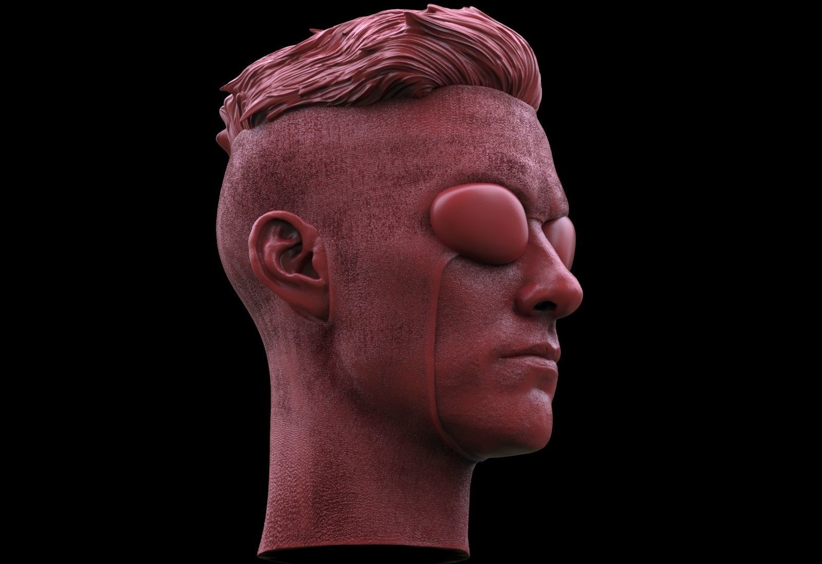 Invincible Head  3D print model_1