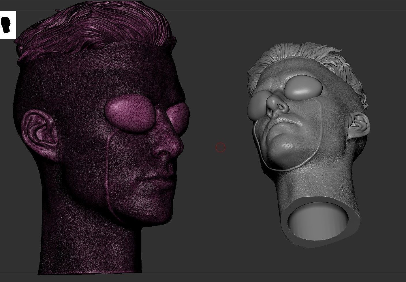 Invincible Head  3D print model_9