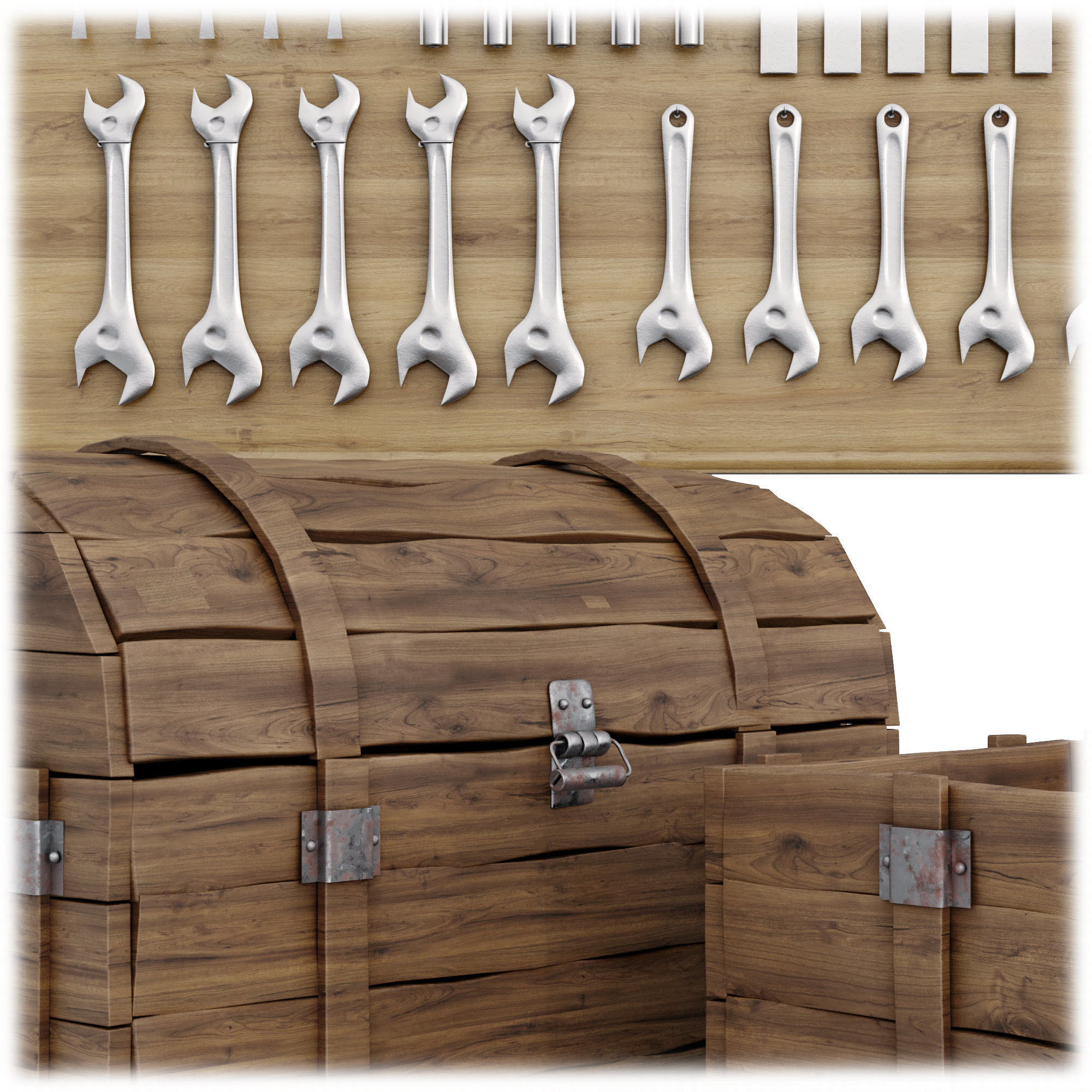 Carpentry Tools 3D model_3