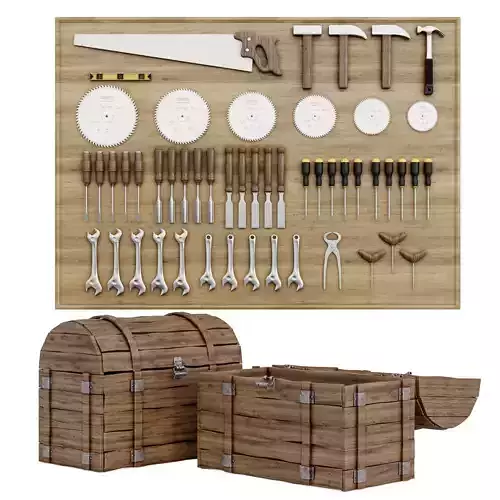 Carpentry Tools 3D model