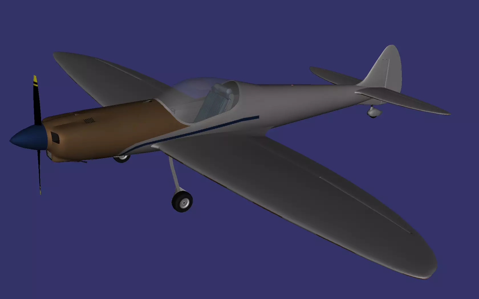 Silence Twister Free low-poly 3D model_0