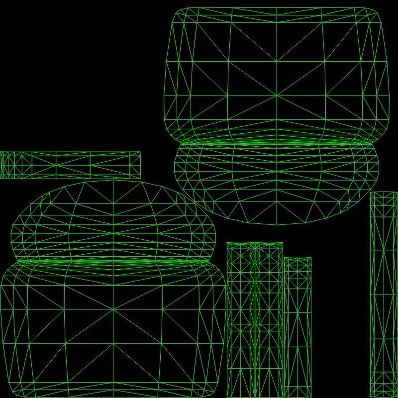 Bread Loaves Low-poly 3D model_8