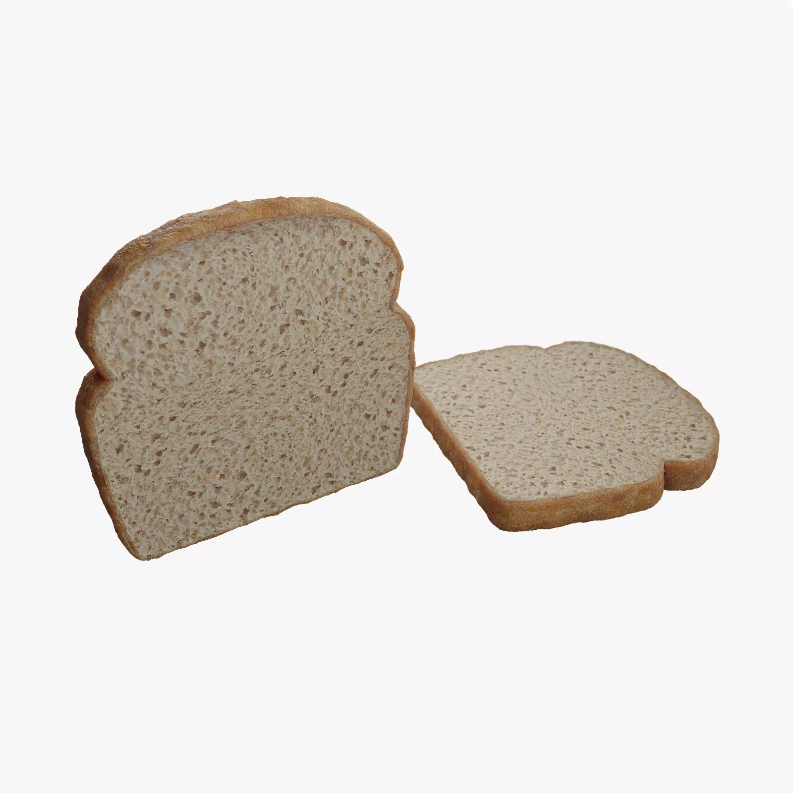 Bread Loaves Low-poly 3D model_0