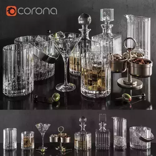 Restoration hardware Barware set01 3D model