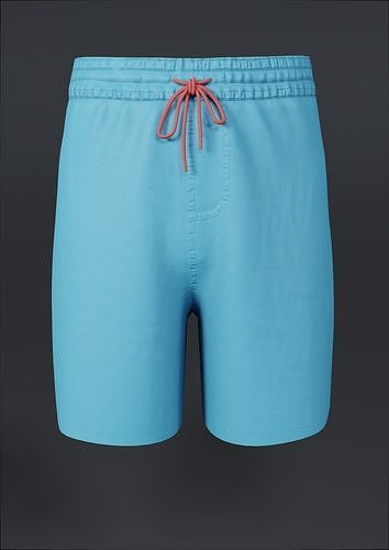 Mens sport shorts Low-poly 3D model