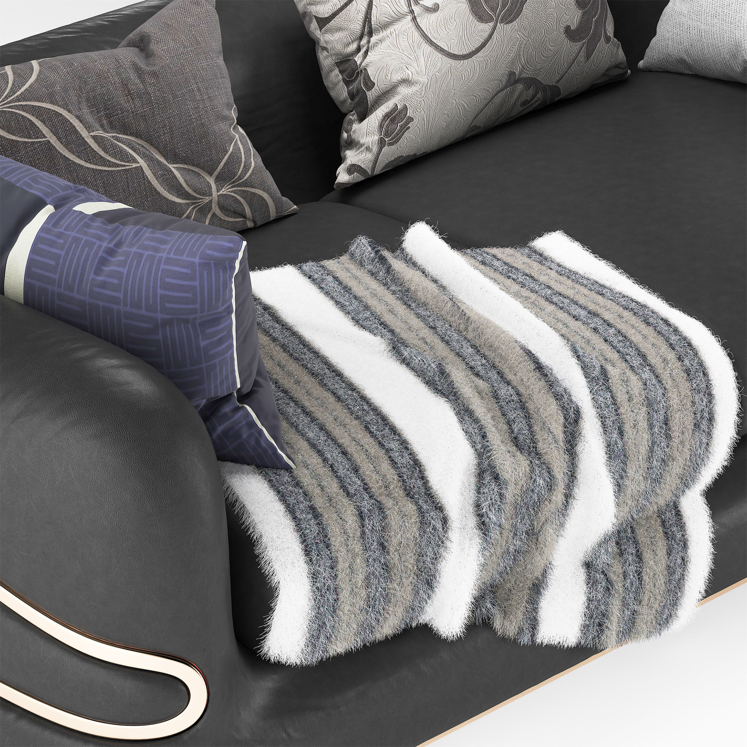 sofa zebranomobilya leather  3D model_1