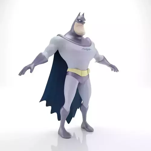 Batman Character Cartoon 3D model