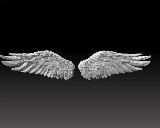 angel wings 3d model 2 3D print model