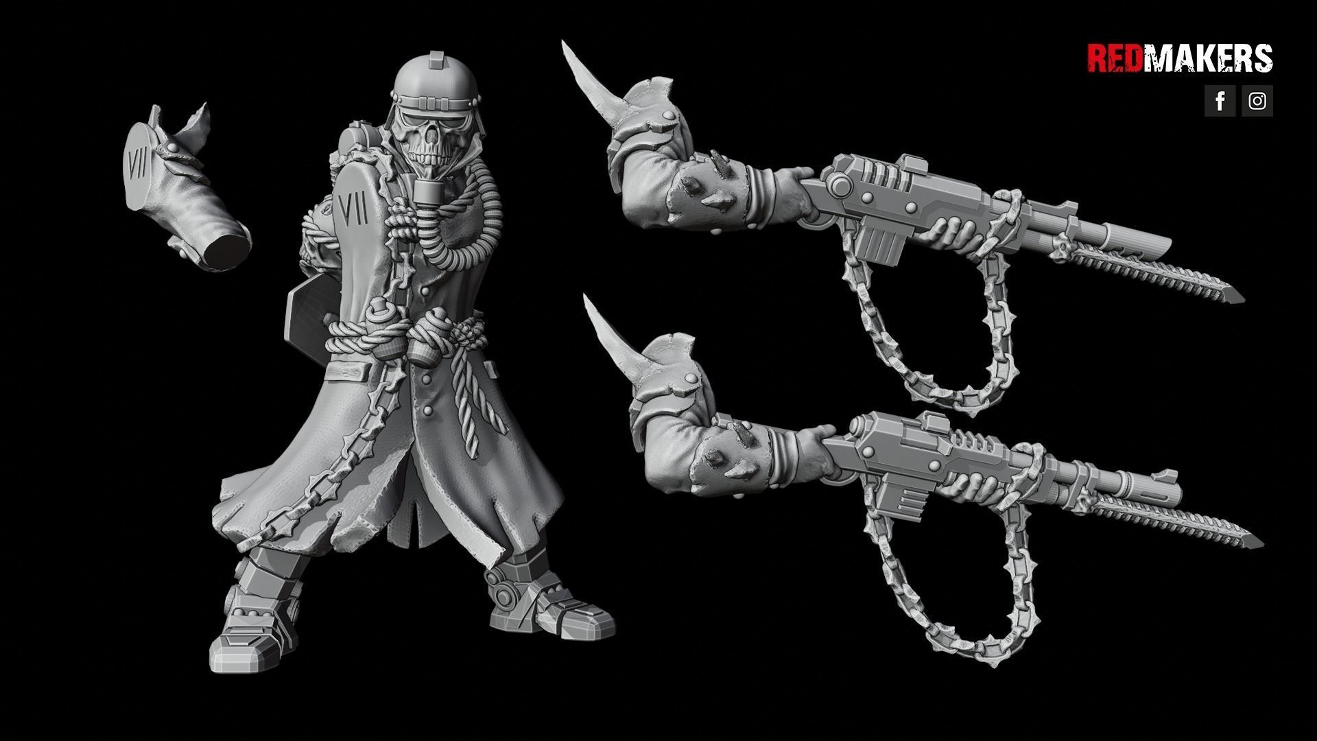 Renegade Death Squad - Heretics 3D print model_48