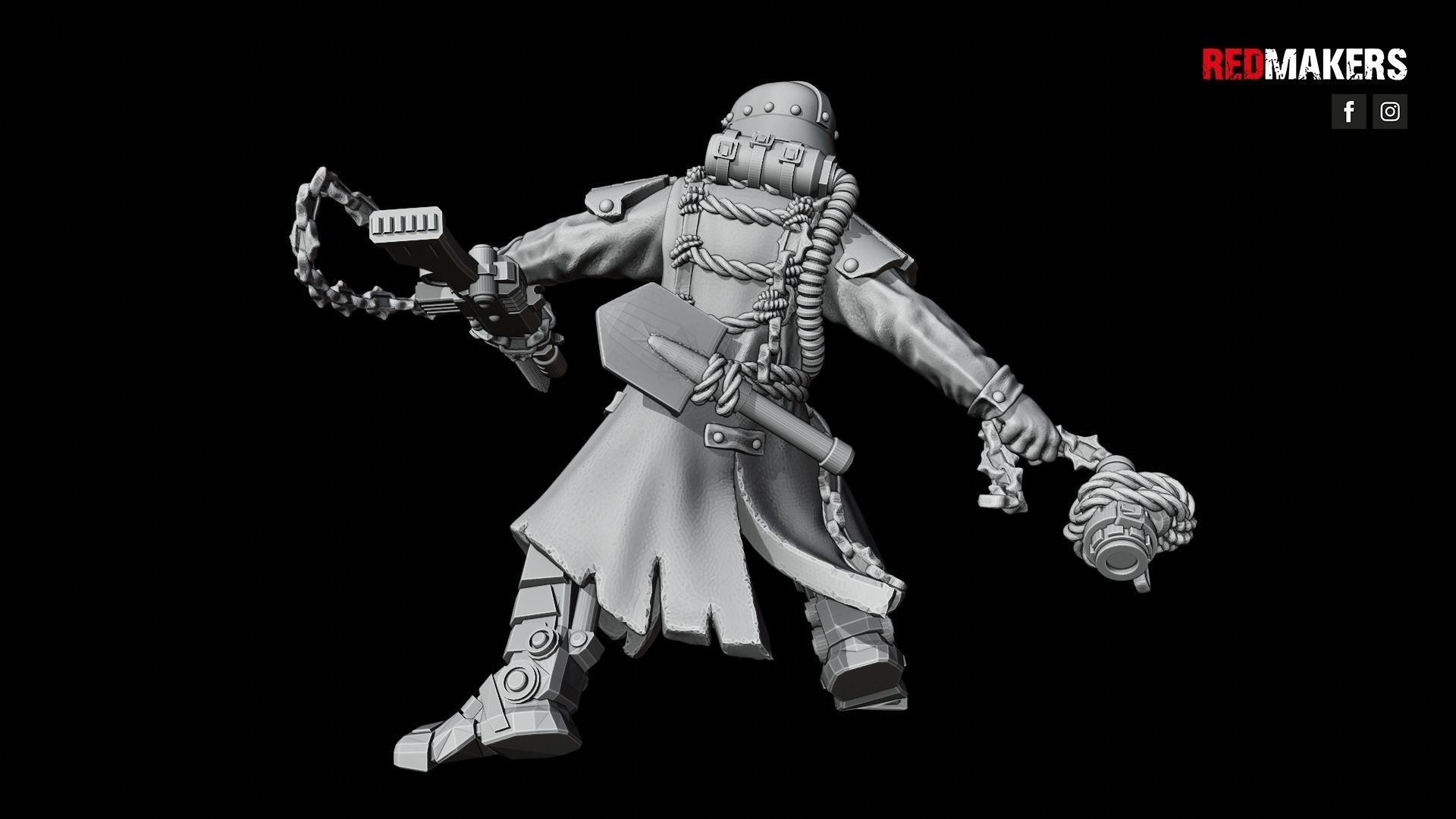 Renegade Death Squad - Heretics 3D print model_53