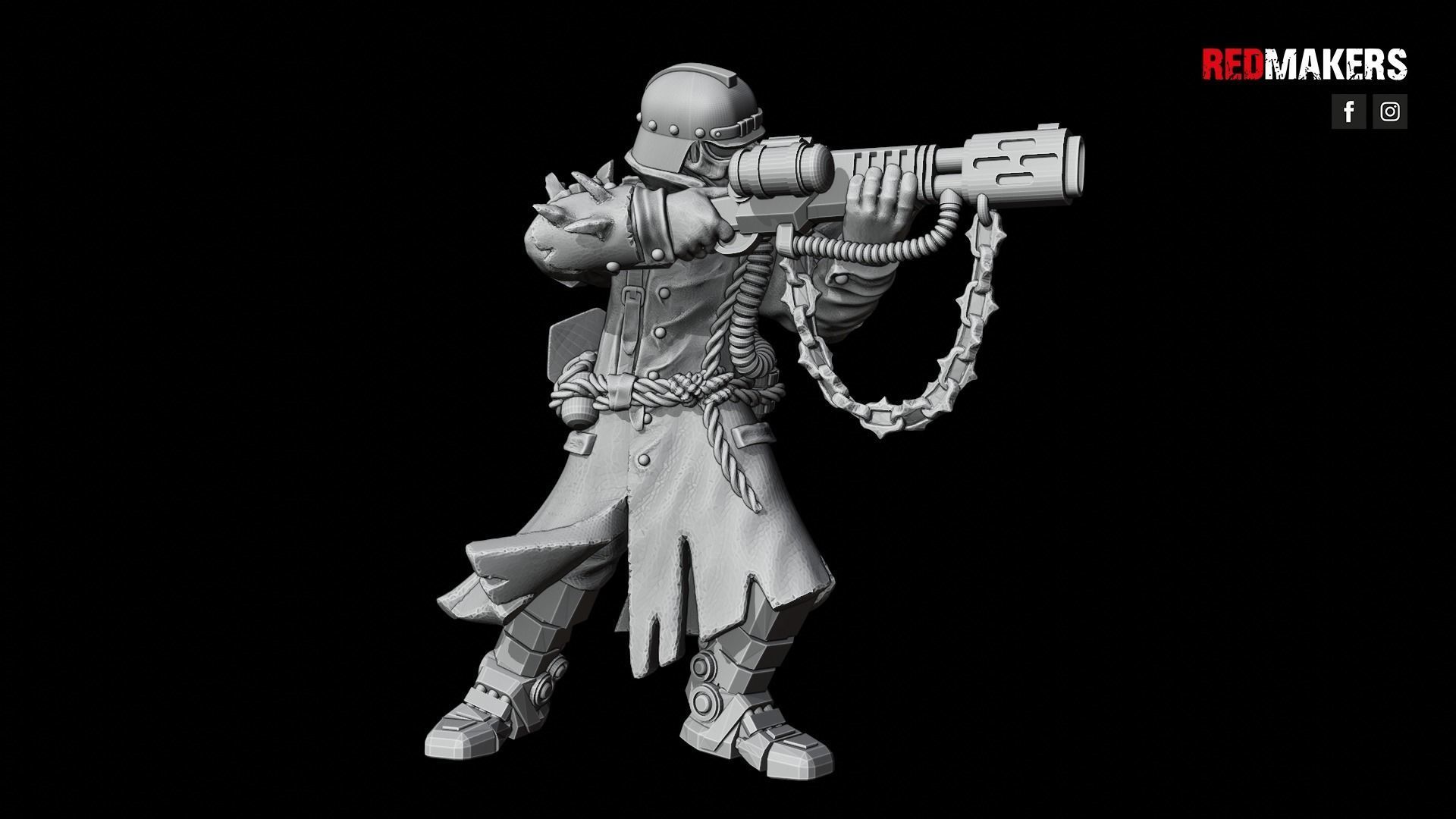 Renegade Death Squad - Heretics 3D print model_31