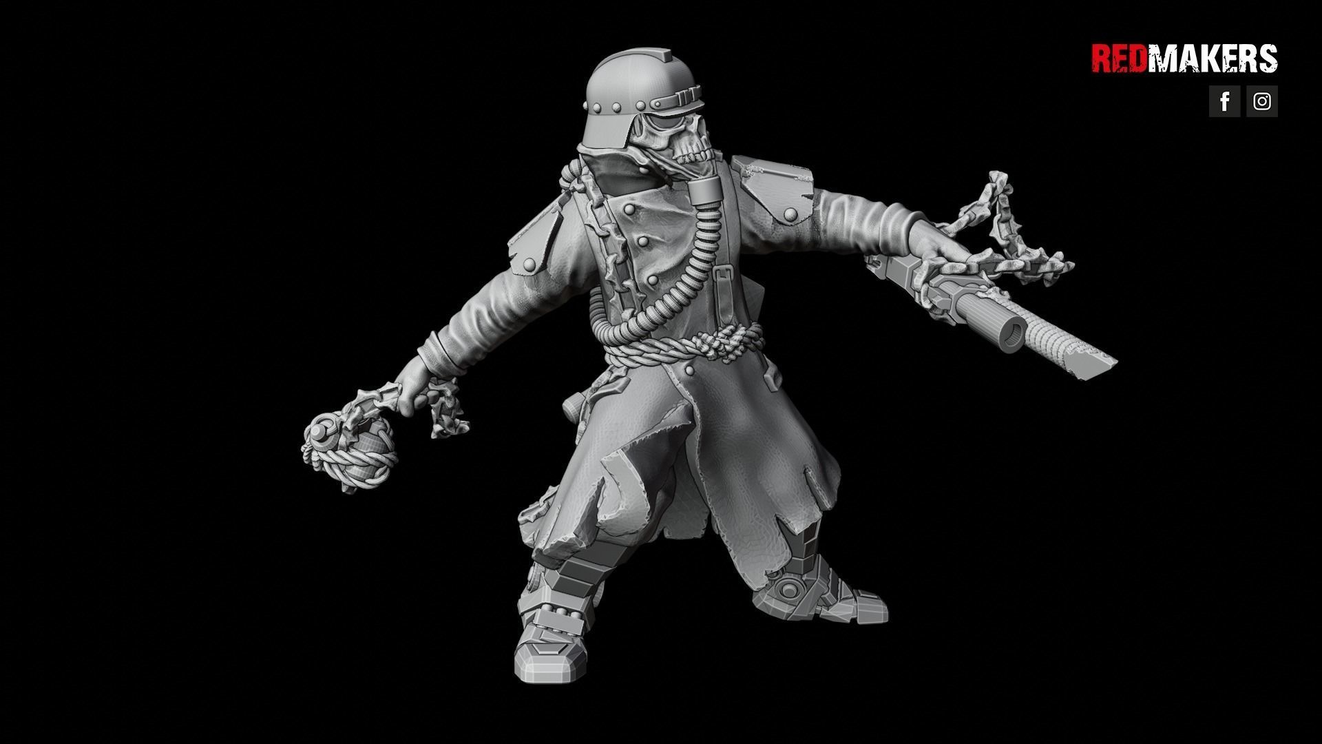 Renegade Death Squad - Heretics 3D print model_52