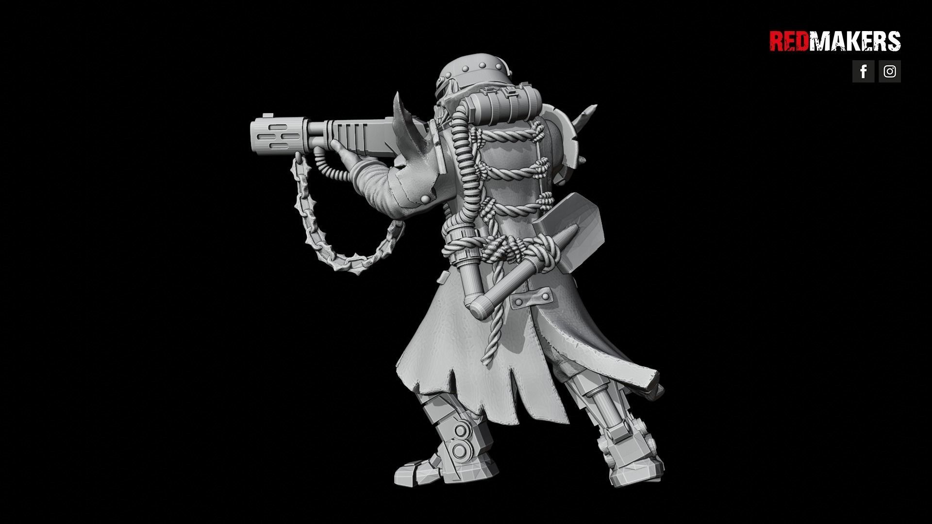 Renegade Death Squad - Heretics 3D print model_32