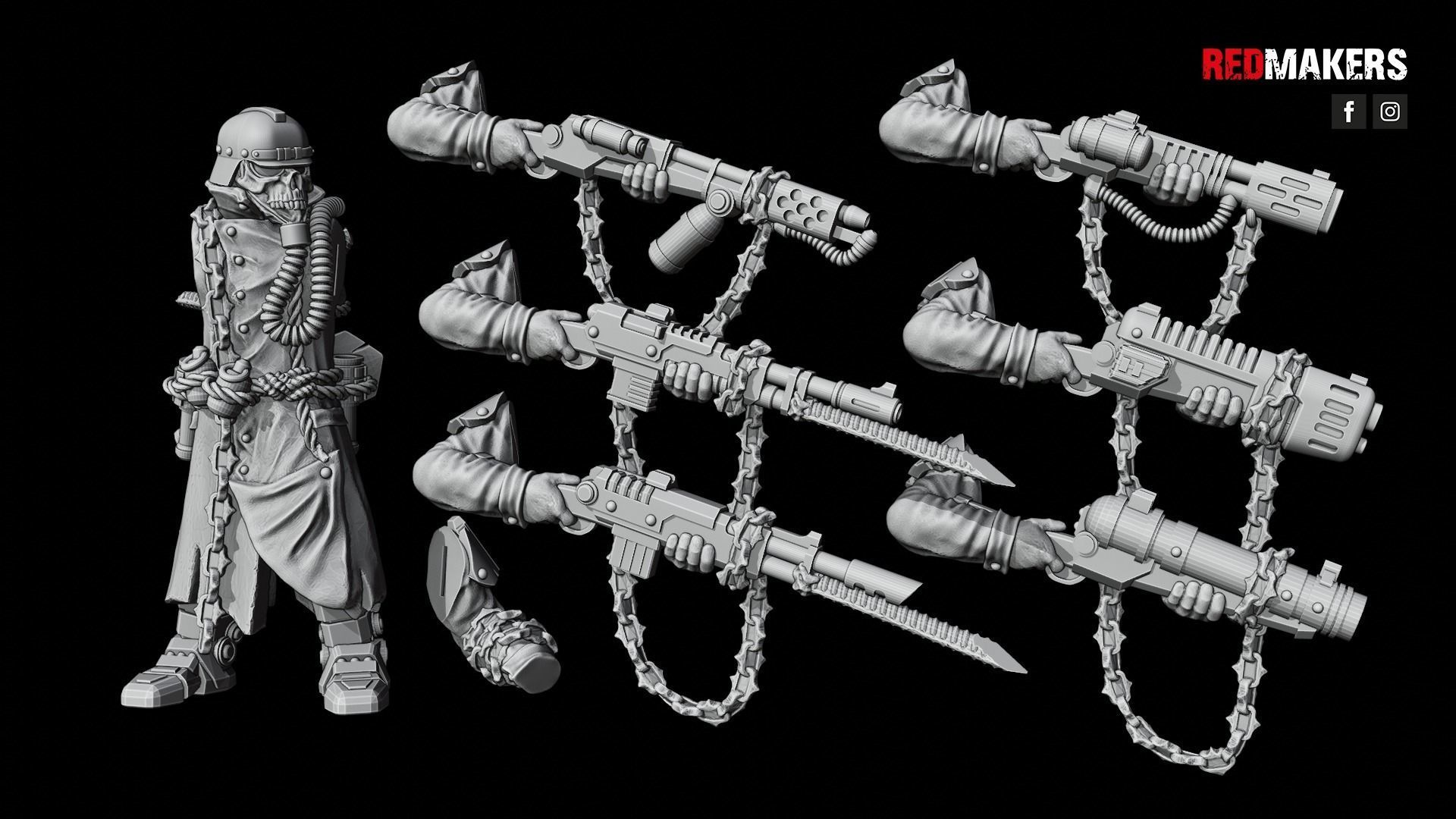 Renegade Death Squad - Heretics 3D print model_30