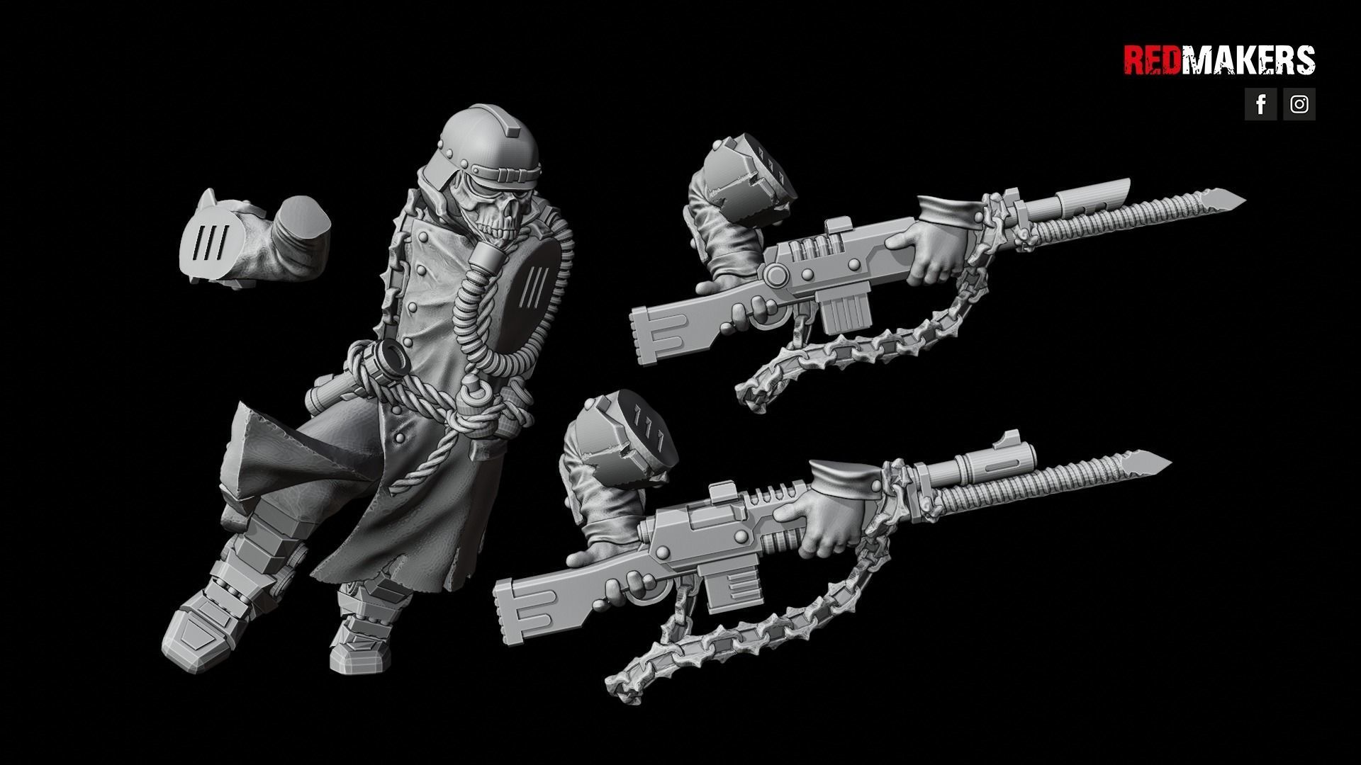 Renegade Death Squad - Heretics 3D print model_36