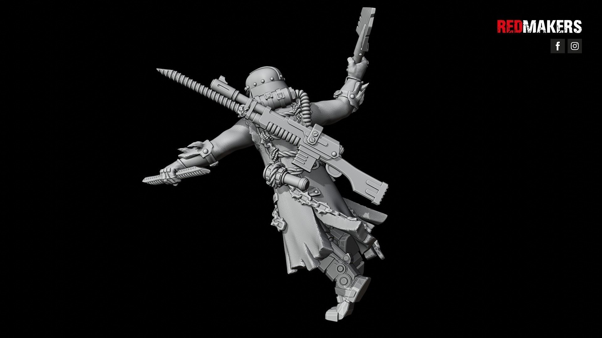 Renegade Death Squad - Heretics 3D print model_38