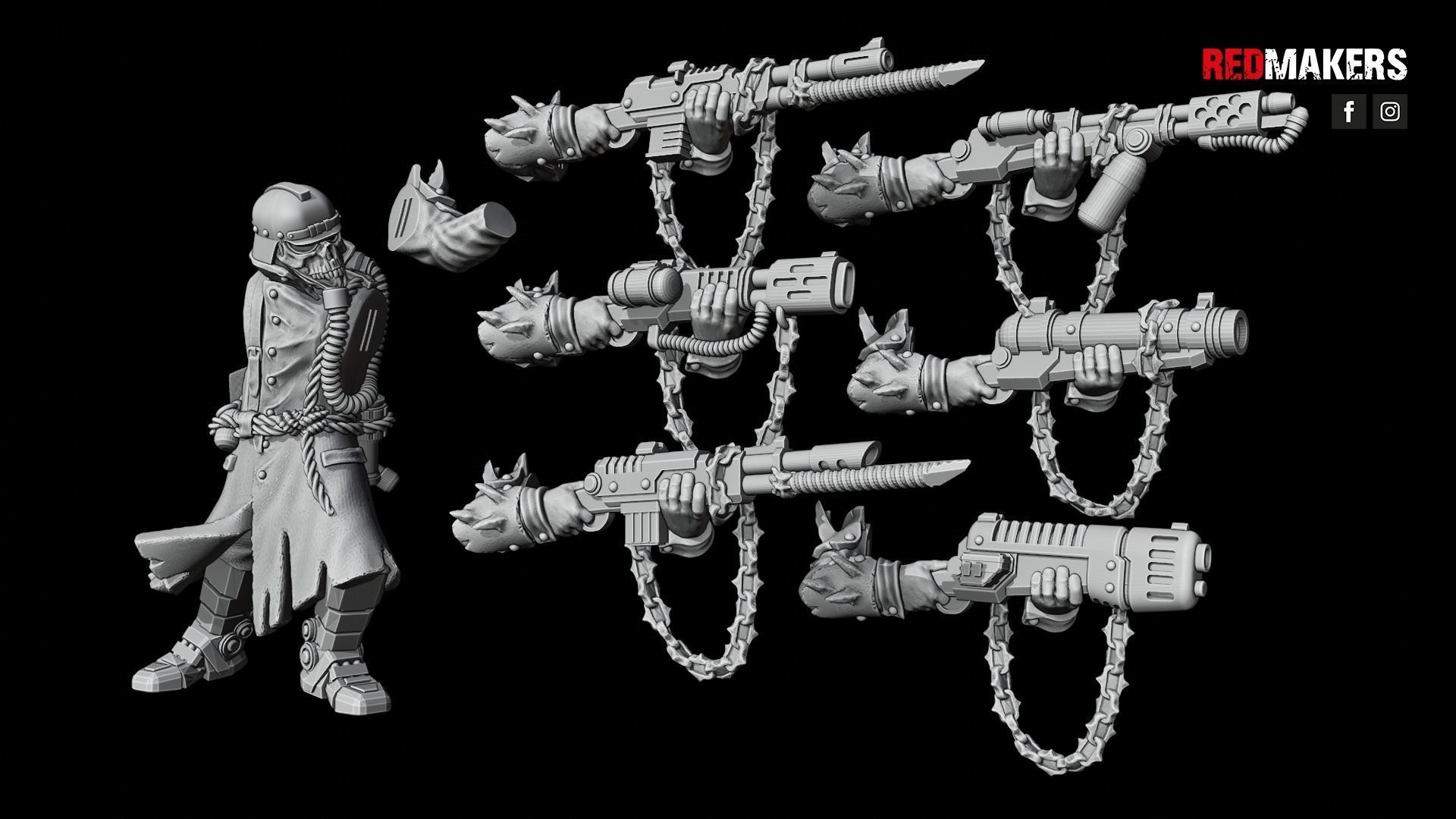 Renegade Death Squad - Heretics 3D print model_33