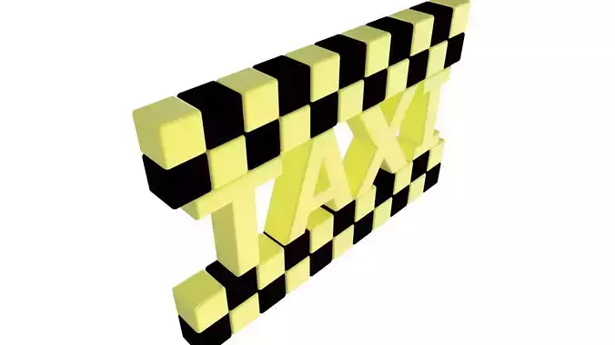 TAXI ICON 3D print model