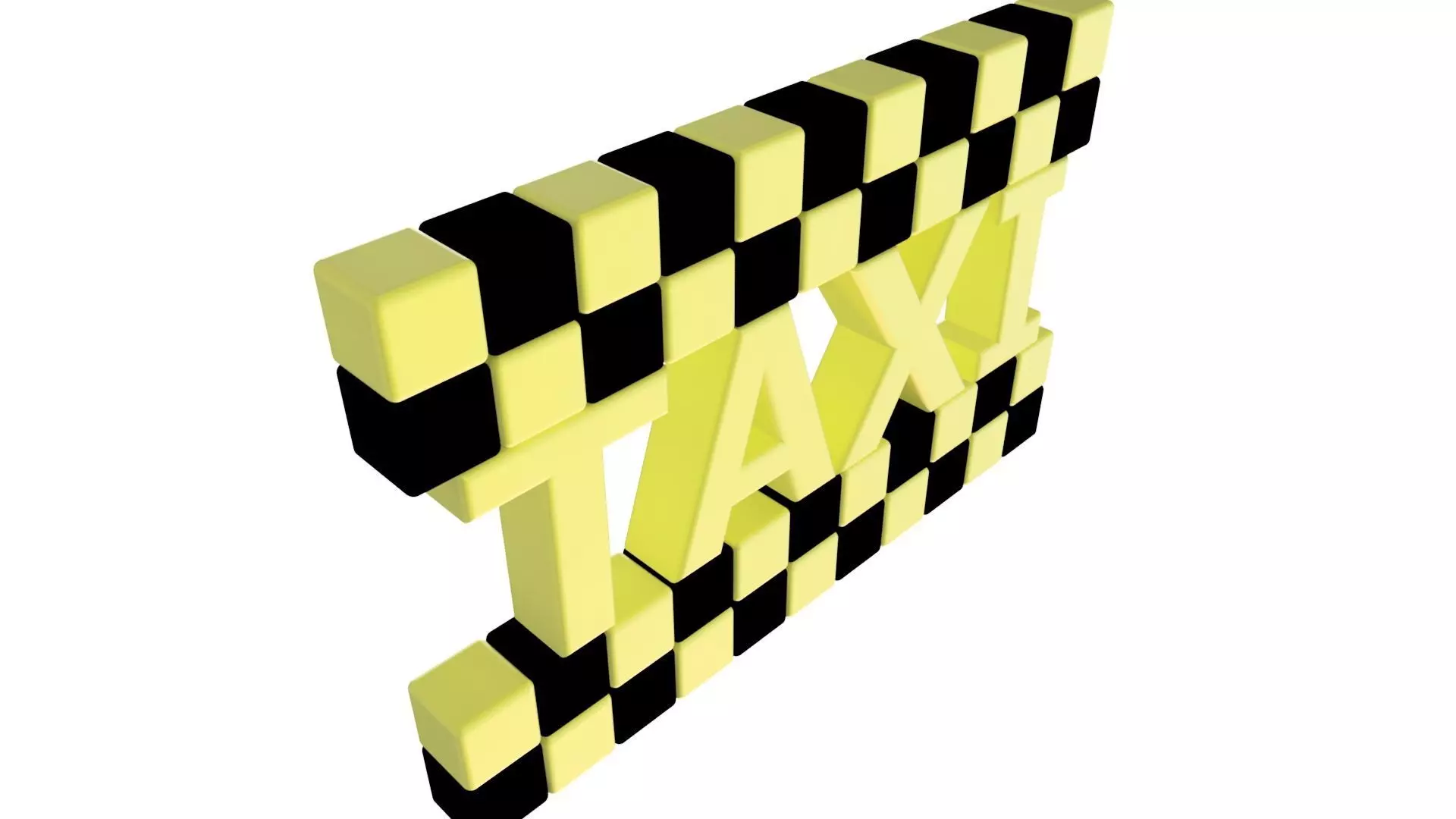 TAXI ICON 3D print model_0