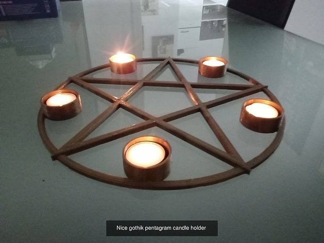 Gothik pentagram collection 