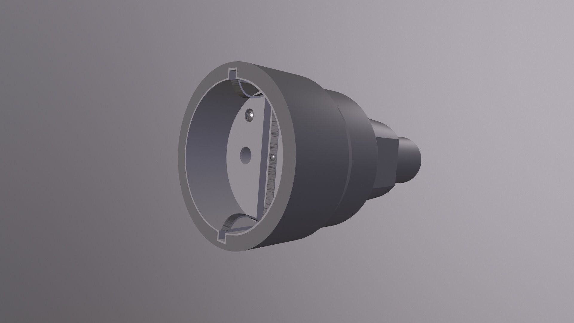industrial plug and socket 3D model_10