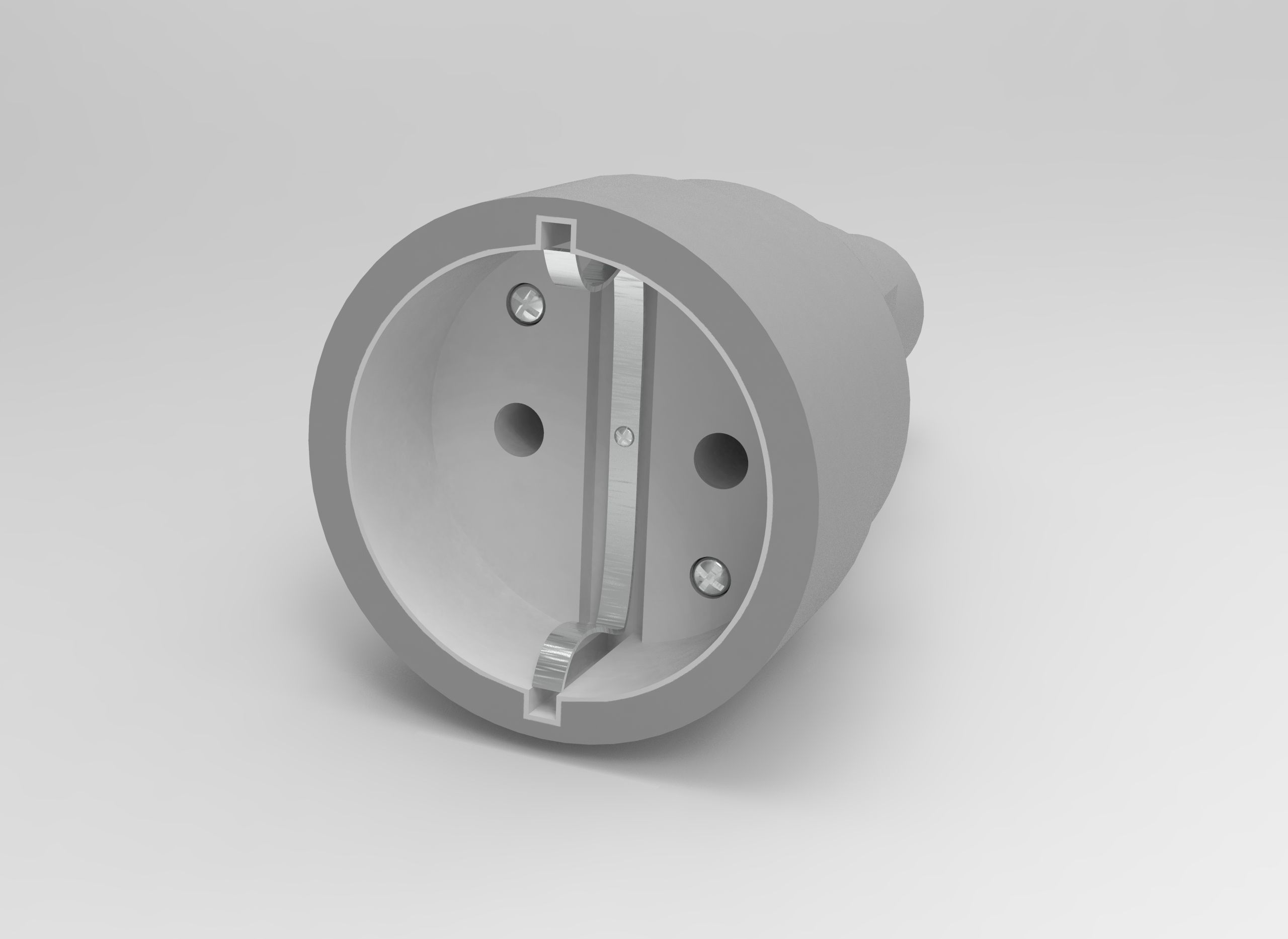 industrial plug and socket 3D model_3