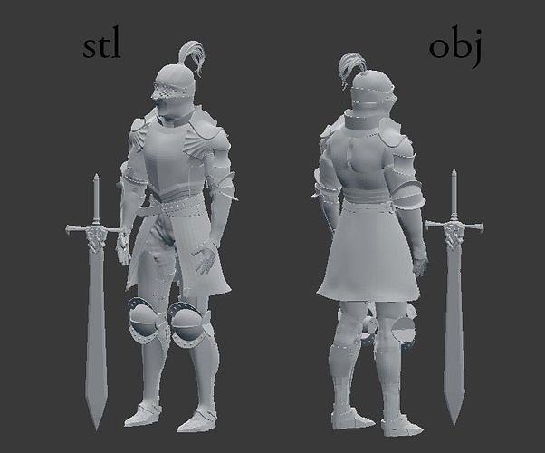 knight 3D model