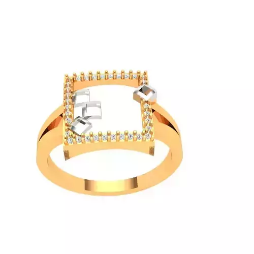 Earring Pendants And Rings Set Printable p1705 3D print model