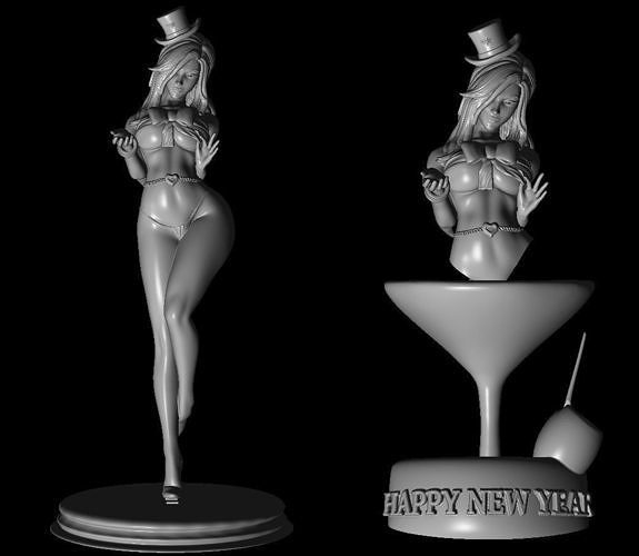 Erotic High Quality model - The gift of Nora 3D print model