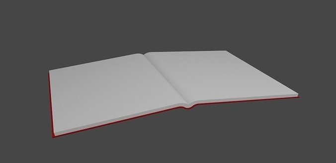 Simple low-poly book free VR / AR / low-poly 3D model | CGTrader