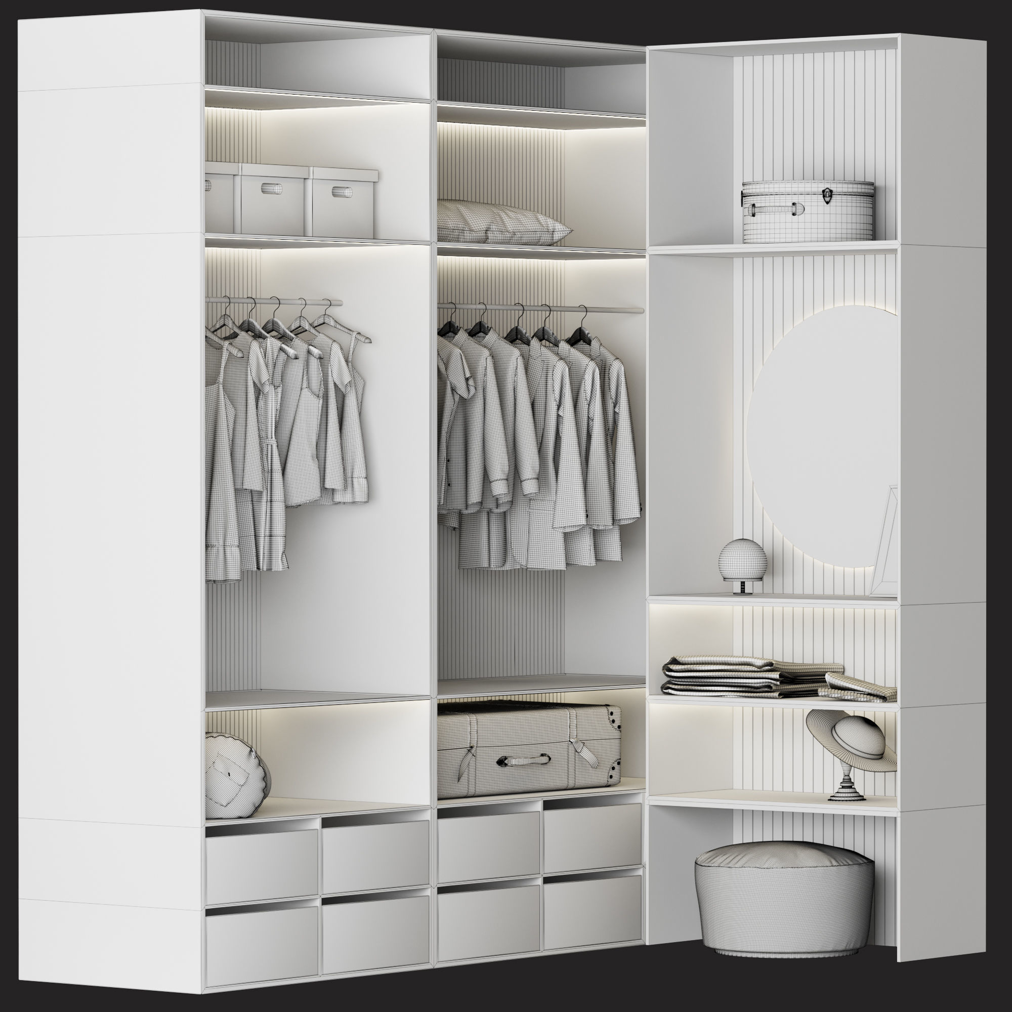 Wardrobe No 04 3D model_8