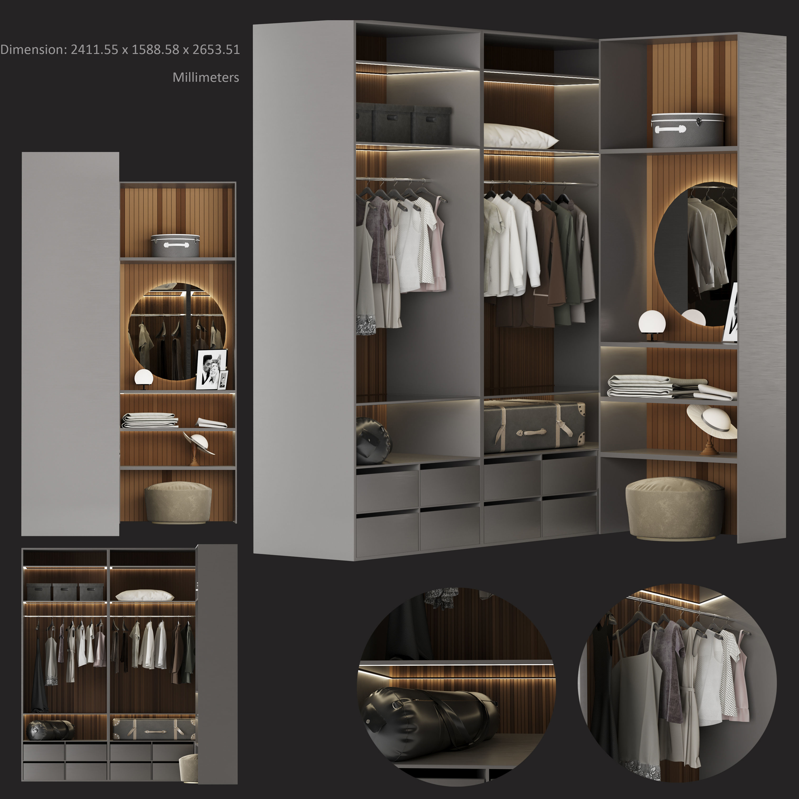 Wardrobe No 04 3D model_1