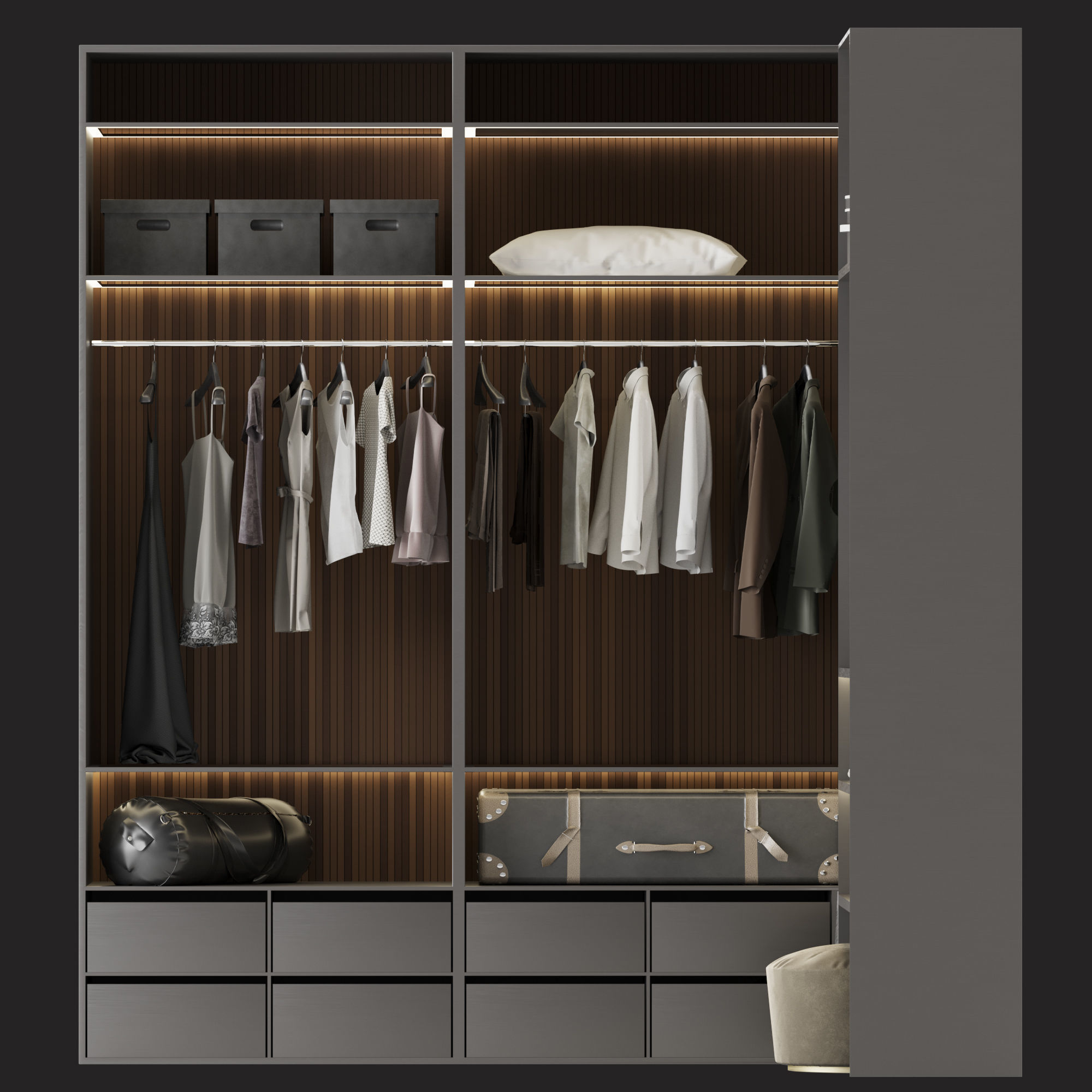 Wardrobe No 04 3D model_3