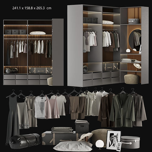 Wardrobe No 04 3D model