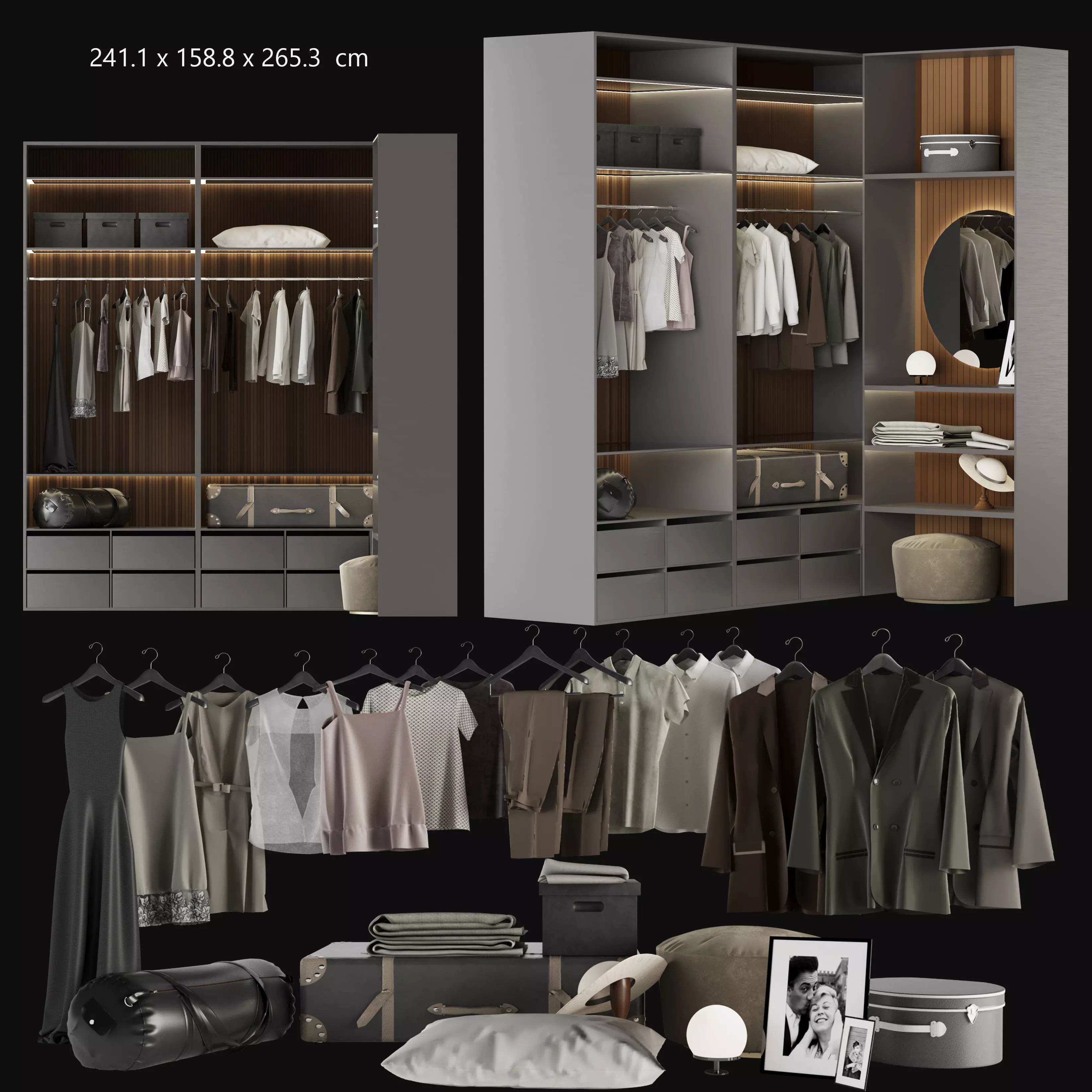 Wardrobe No 04 3D model_0