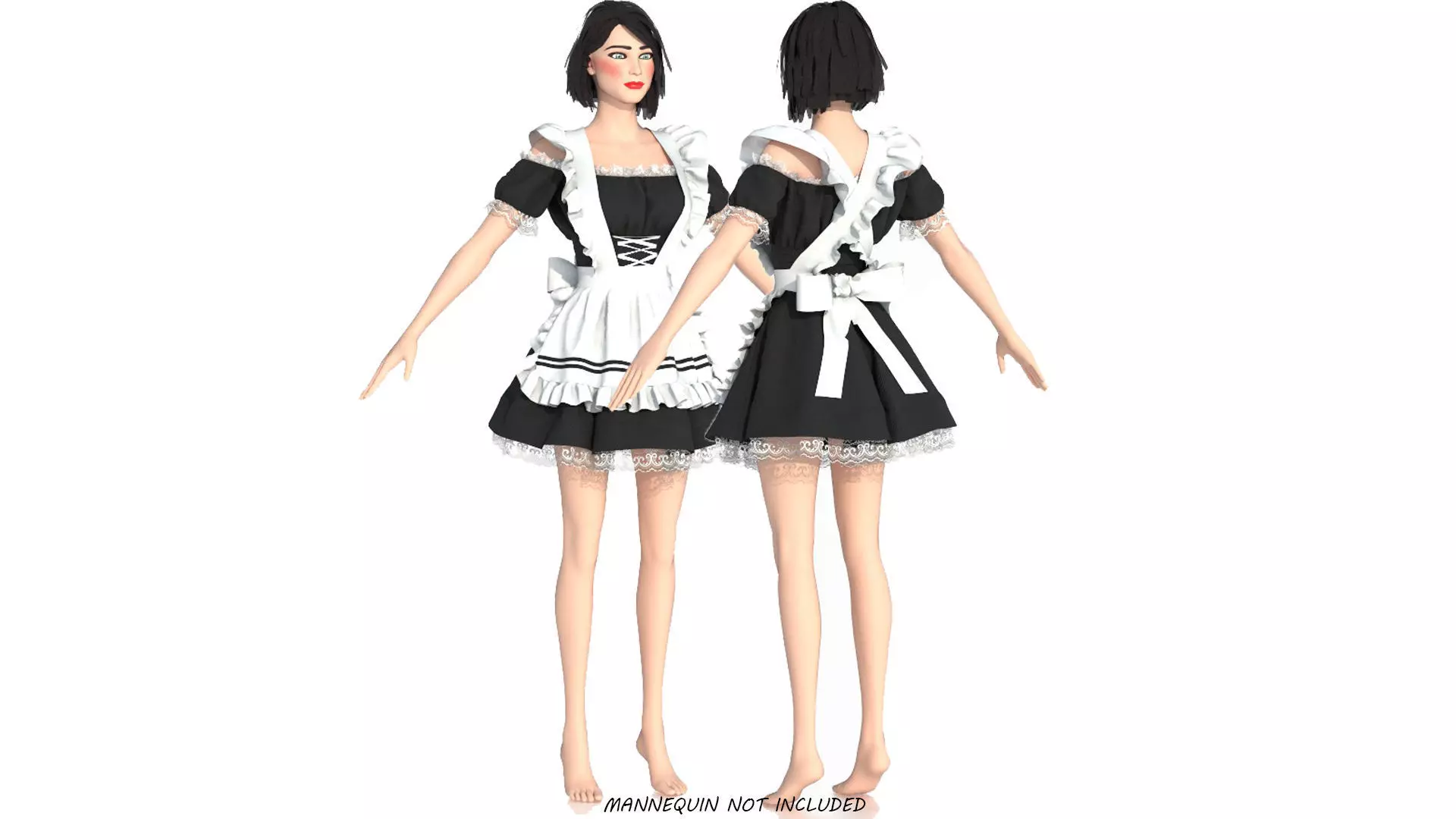 SERVANT WOMAN SUIT 3D model_0