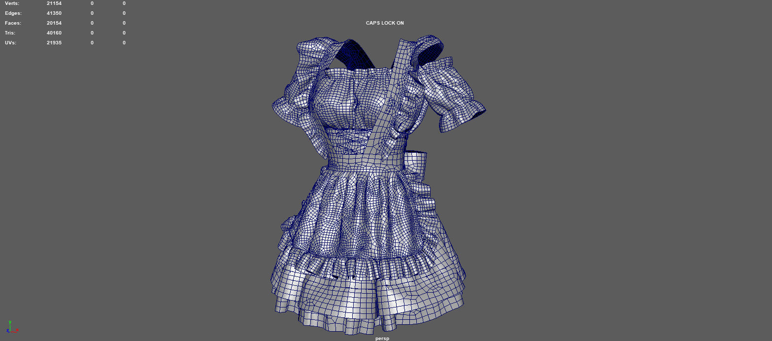 SERVANT WOMAN SUIT 3D model_8