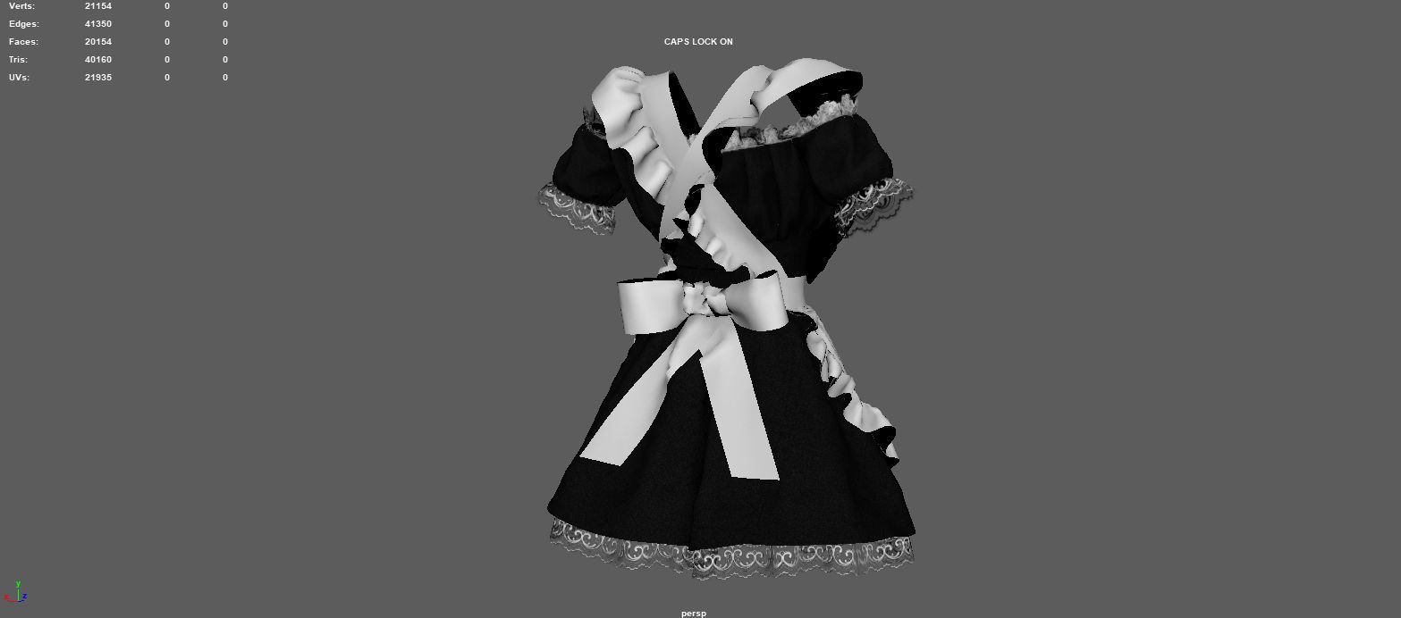 SERVANT WOMAN SUIT 3D model_10