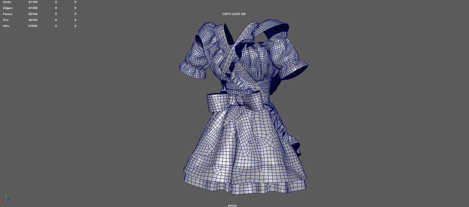 SERVANT WOMAN SUIT 3D model_12