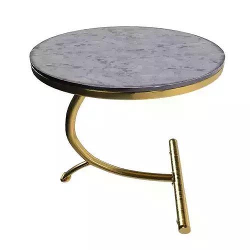 Modern marble round coffee table