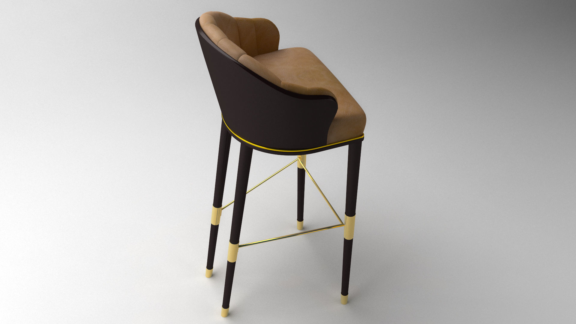 BAR CHAIR 3D model_4