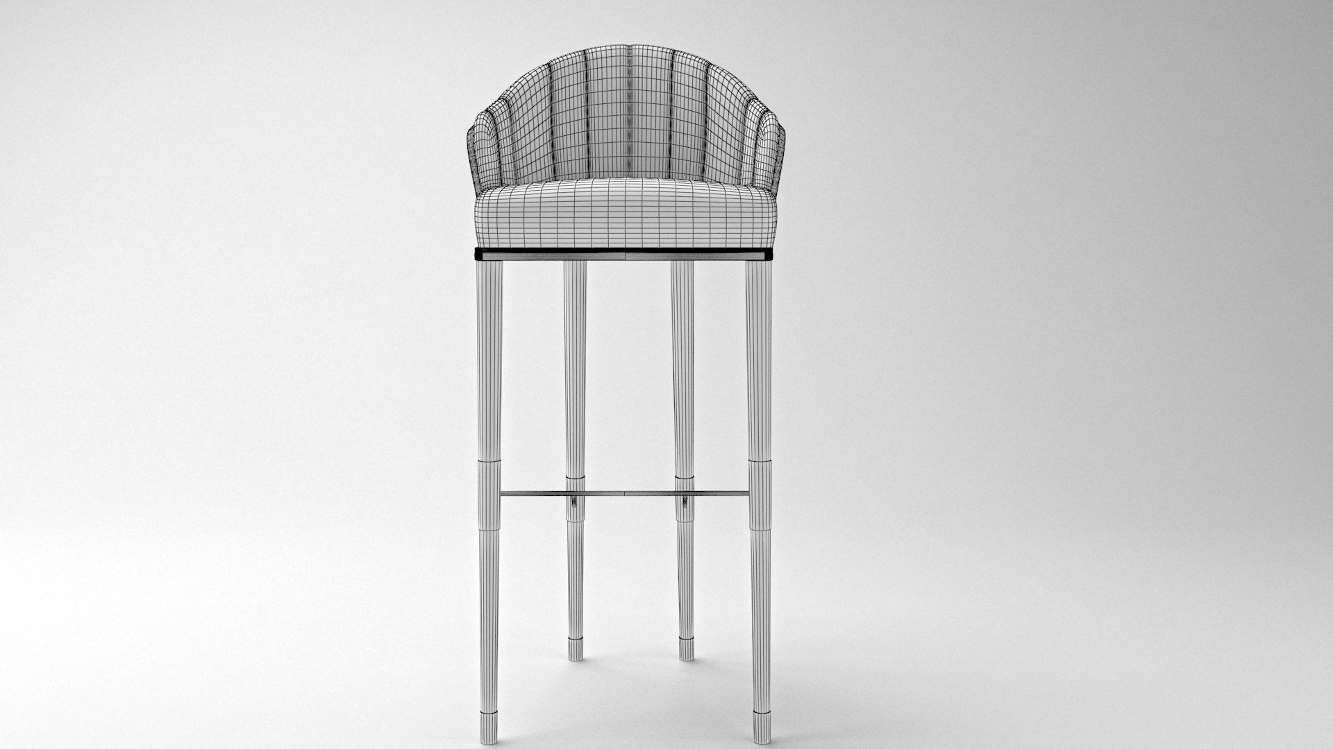 BAR CHAIR 3D model_1