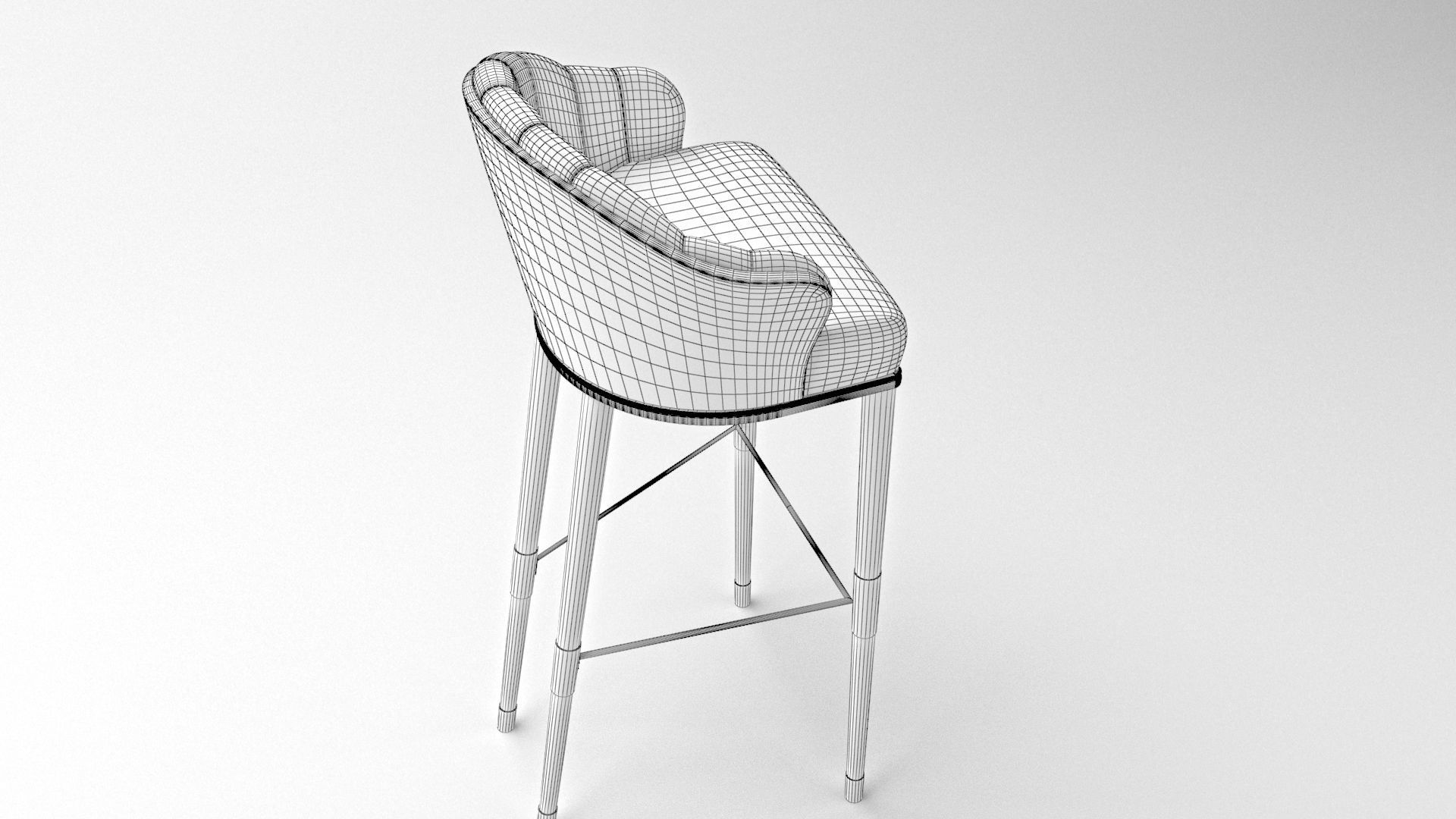 BAR CHAIR 3D model_5