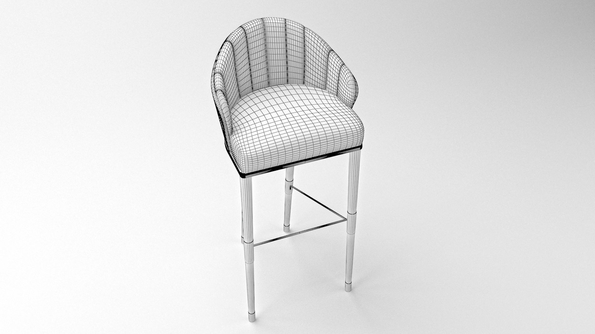BAR CHAIR 3D model_7